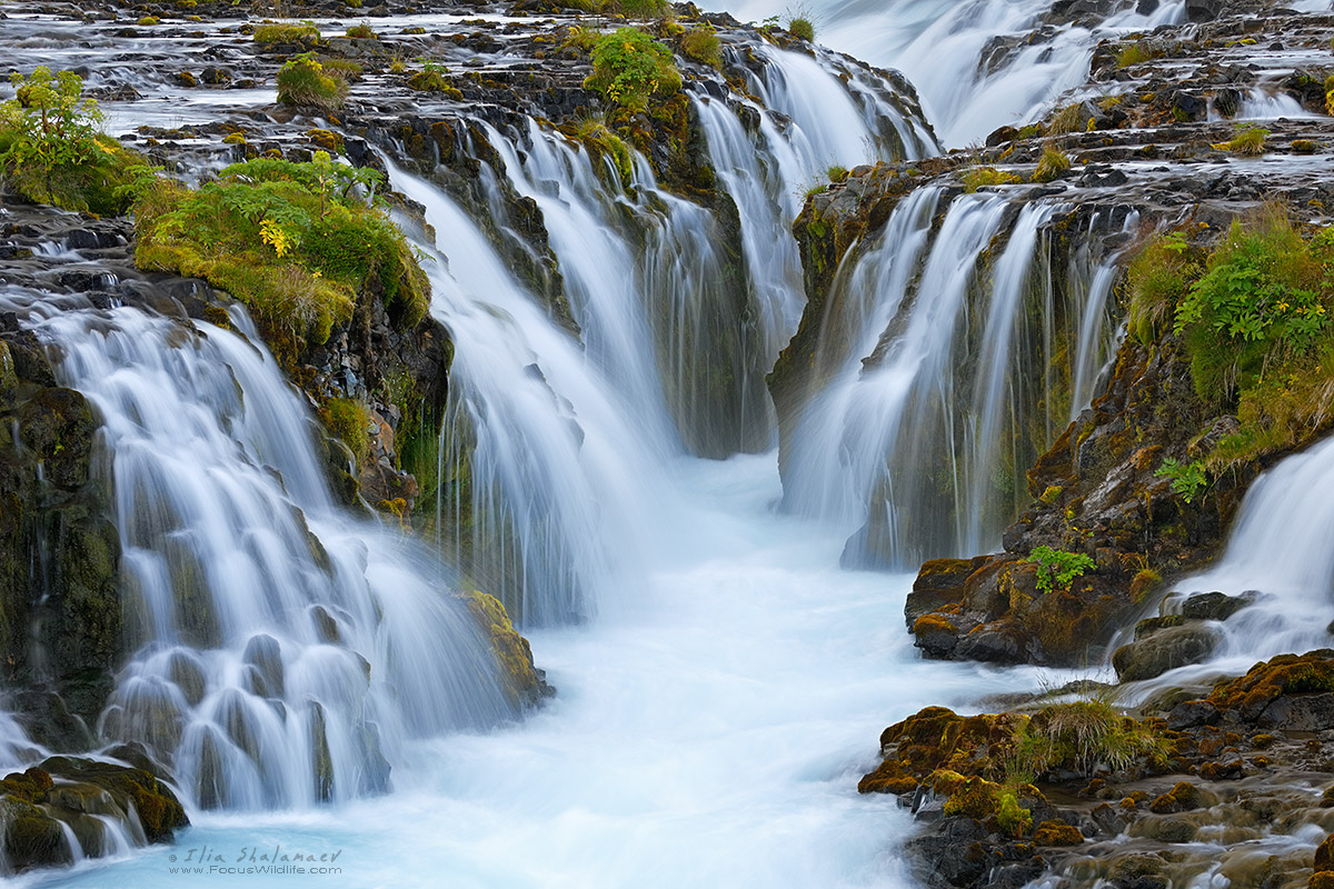 Bruarfoss Waterfall